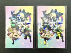 僕のヒーローアカデミア 10周年 ミニホロカード 2枚