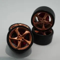 1/64 ミニカー カスタム用ホイールセット No.KA13-② 10.6mm - メルカリ