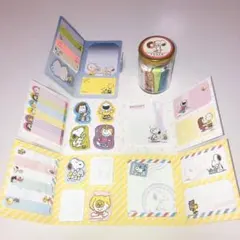 スヌーピー付箋4セット