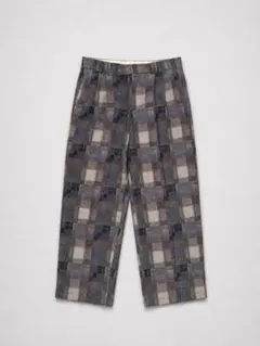 80s LANCEL check wool pants vintageのサムネイル