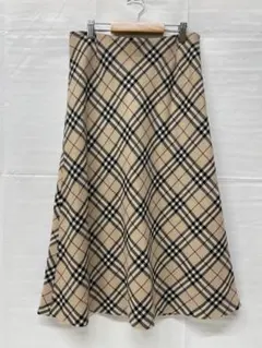 ◆BURBERRY LONDON ノバチェック Aラインスカート 　10090
