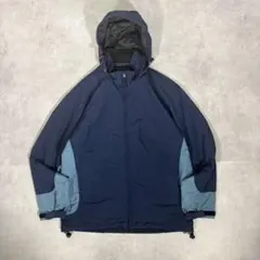 古着 00s OLD ギャップ ナイロンジャケット アノラック パーカー ブルー