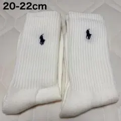 新品　ラルフローレンソックス　靴下　厚手　スポーツ　20-22cm