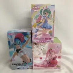 VF8488 未開封 初音ミク 桜ミク Desktop Cute 他 3個セット