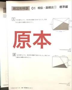 【図形】【裏面未記入】算数超図形特訓 2024年度 36枚フルセット 図形】【裏面未記入】算数超図形特訓 2024年度 36枚フルセット