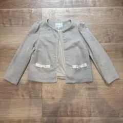 クチュールブローチ　ノーカラージャケット　L ３８　入学式