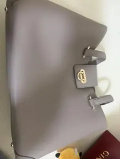 DIANA グレー トートバッグ 合成皮革