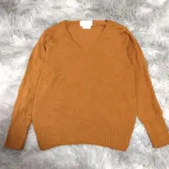 美品✨【CIAOPANIC TYPY】 オレンジ Vネックニット 重ね着 可愛い