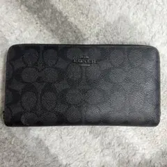 COACH ブラック 長財布 モノグラム