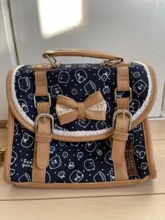 【お値下げ】すみっコぐらし 3WAY ショルダーバッグ　ネイビー