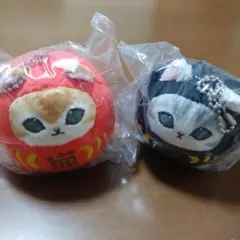 「mofusand だるまにゃん ぬいぐるみ 2個