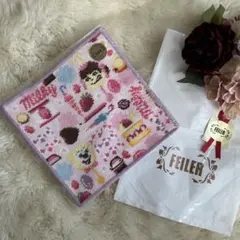 【新品未使用】フェイラー ペコちゃん ハンカチ2枚セット 【廃盤品】 FEILER - フェイラーコラボペコちゃんハンカチの通販 by