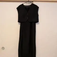 新品　earth ベスト付きワンピース