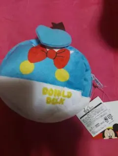 新品　ドナルドダック　ディズニー　ぬいぐるみポーチ　小物入れ　財布
