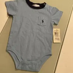 Ralph Lauren 水色ロンパース 3-6ヶ月