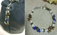 【パワーストーンアクセサリー アンクレット バッグチャーム ブレスレット天然石】
