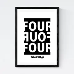 SALE】TYPOGRAPHYS アートポスター（A4サイズ）#1733 - メルカリ