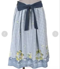 【1/4取下げ】アクシーズ　シトロンフラワーリーススカート　axes