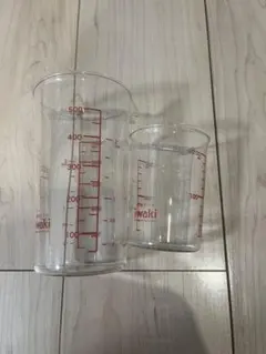 iwaki ガラス製計量カップ 500ml 200ml セットのサムネイル
