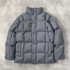 NIKE 00s archive 2way ダウンジャケット くすみブルーY2K