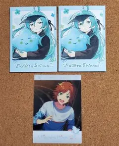 あんスタ 深海奏汰 三毛縞斑 童心珍蔵 ポラロイド クリアカード 中国