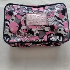 HbG world friends ポーチ ピンク ブラックのサムネイル