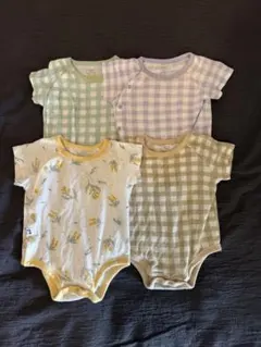 コニー konnyコットンメッシュボディスーツ4点セット