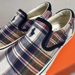 Ralph Lauren チェック柄 スリッポン 新品保管品！！