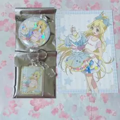 アイカツスターズ 白鳥ひめ 缶バッジ アクリルキーホルダー 衣装展 アイカツスターズ 白鳥ひめ 缶バッジ アクリルキーホルダー 衣装