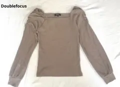 良品‼️ Doublefocus レディース　トップス　ブラウン