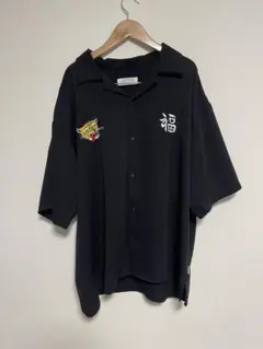 LIMITED LINE ナチュラルストレッチ半袖スカシャツ龍 ユニセックス