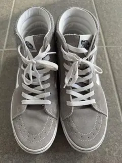 Vans ハイカットスニーカー グレー 25.5cm