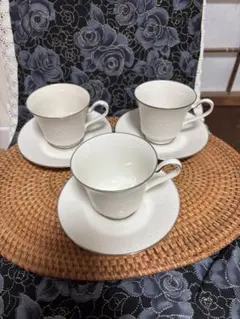 Norilake Ivory China カップ・ソーサ 3個セット
