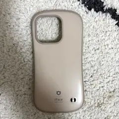 iPhone14pro iFace ベージュ ケース　カフェラテ