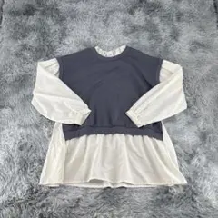 《maco ecru》トップス 異素材トップス ゆったり 大きめサイズ