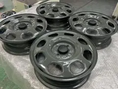 極上美品15インチホイールスズキハスラー純正カスタムジムニーカラー 極上美品15インチ スズキ ハスラー 純正 カスタ pcd100ジムニーカラー