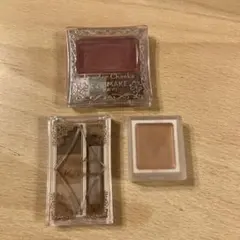 CANMAKE チーク・アイブロウ、無印　アイカラー