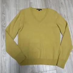 ユニクロ　UNIQLO カシミア100% Vネックセーター　サイズS