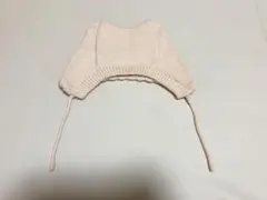 ベビー　くまさん　アイボリー　ベージュ　ニット　帽子　冬用　美品