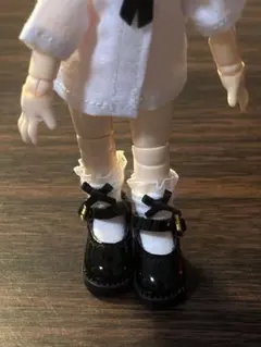 オビツ11 メリージェーンシューズ　ブラック