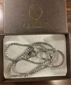 H*6様 アヴァランチAVALANCHEホワイトゴールドツイストスパークルネック 10K ホワイトゴールド ツイストスパークルネックレス 幅2mm 35cm