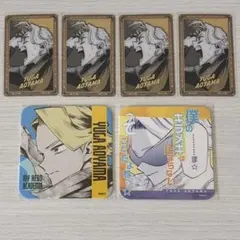 僕のヒーローアカデミア ヒロアカ 青山優雅 箔押しクリアカード アートコースター