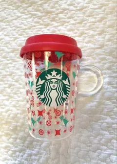 スターバックス ホリデー2022耐熱グラスマグRED CUP355ml
