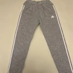 adidas 裏起毛ロングパンツ　グレー150