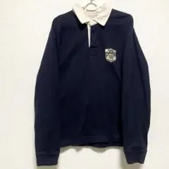 エディーバウアー eddie bauer ラガーシャツ　ポロシャツ M