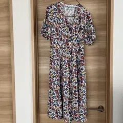 MOUSSY 花柄半袖ロングワンピースのサムネイル
