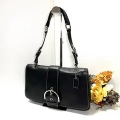 Coach Flap Soho Shoulder bag leather Y2K