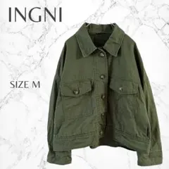 イング メンズライク ストリート カジュアル 羽織 ミリタリージャケット M