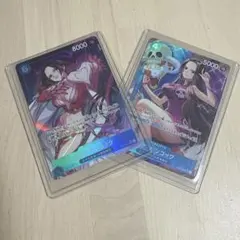 ワンピースカード　ボアハンコック　SR パラレル　2点セット