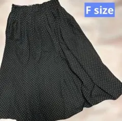 ★美品★Earth music&ecology プリーツスカート　ドット柄